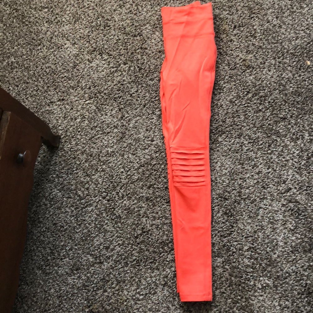 Free People motto style nylon/spandex leggings